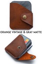 Гаманець New York orange vintage & grey