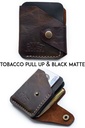 Mini wallet New York tobacco pull up & black
