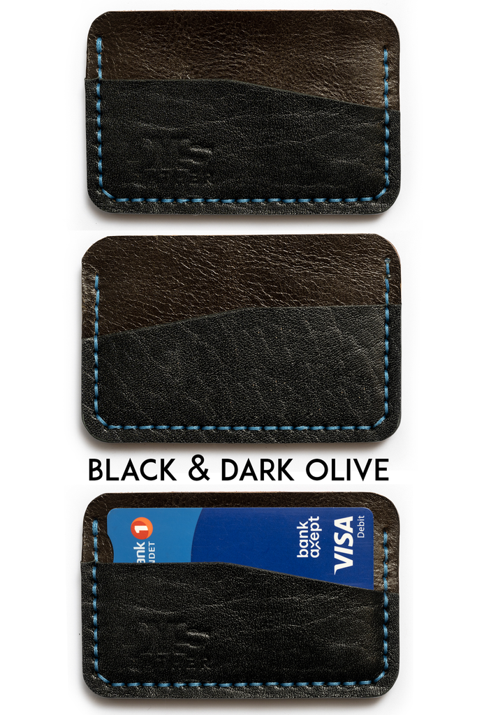 Cardholder Norway black & dark olive