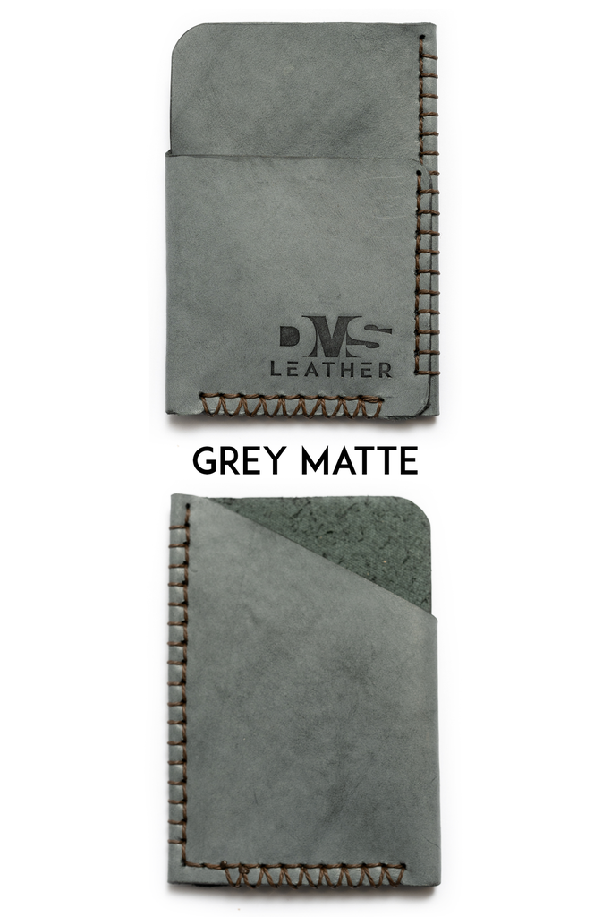 Cardholder Kiev grey matte