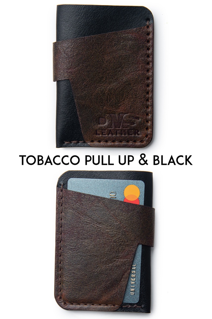 Cardholder Montreal tobacco & black
