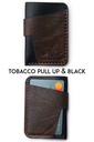Cardholder Montreal tobacco & black