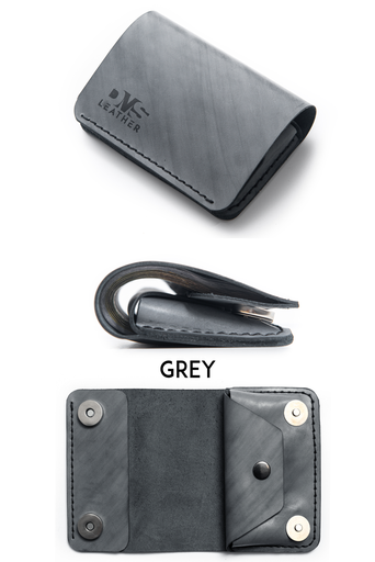 Bi fold wallet Paris grey