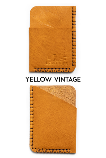 Kortholder Kiev gul vintage