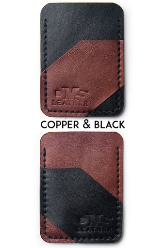 Cardholder Valletta copper & black