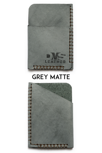 Cardholder Kiev grey matte