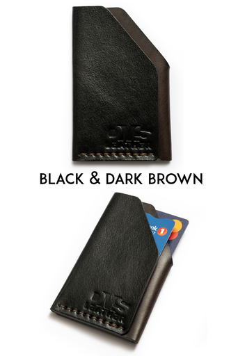 Cardholder Amsterdam black & brown