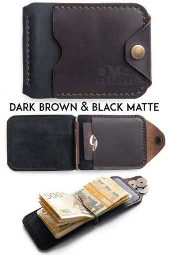 Money clip Berlin brown & black